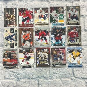Assorted Hockey Trading Cards (15)